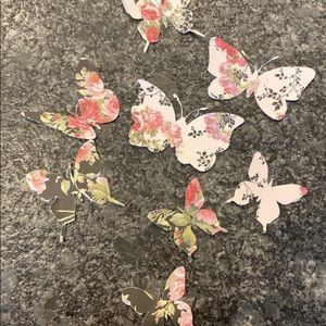 Sticky floral butterflies